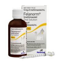 Felanorm (methimazole) Oral Solution 5mg/mL, 100mL Bottle; ?>