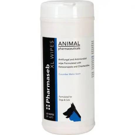 Animal Pharmaceuticals Pharmaseb XL 60 Wipes