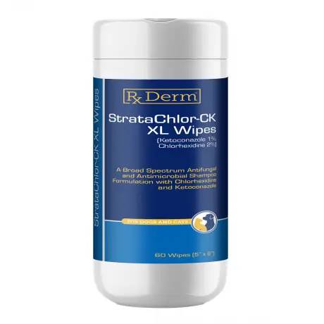 Rx Derm StrataChlor-CK XL Wipes 60ct Tub