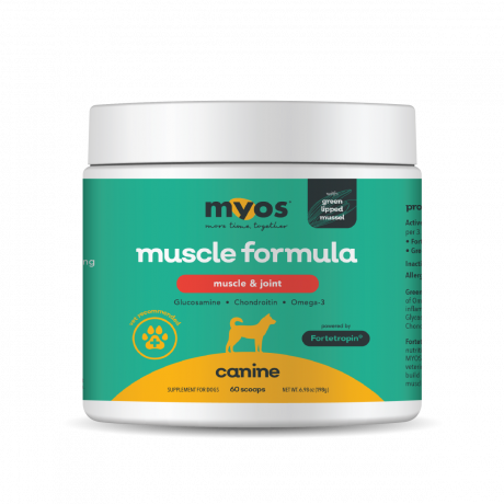 MYOS Canine Muscle and Joint Formula - 6.98 Powder with Green Lipped Mussel