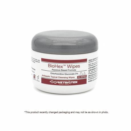 Biohex 50 Wipes for Dogs and Cats