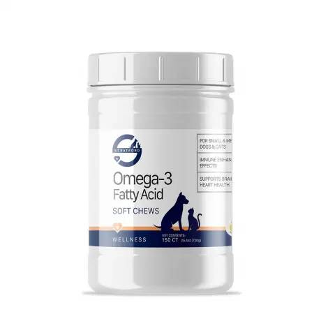 Omega-3 Fatty Acid 150 Soft Chews for Small and Medium Dogs and Cats