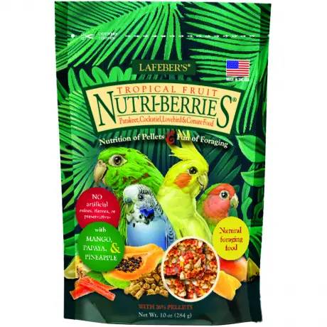 Lafeber Tropical Fruit Nutri-Berries Cockatiel - 10 oz