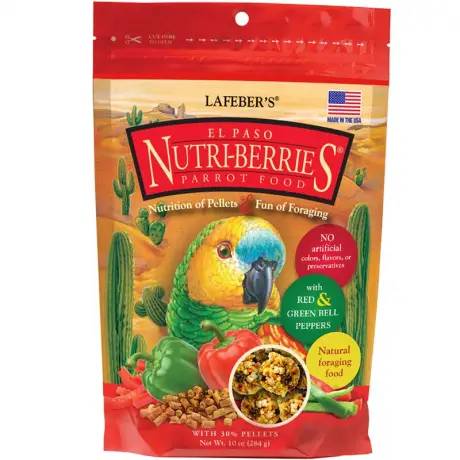 Lafeber El Paso Nutri-Berries - Parrot, 10oz - Front