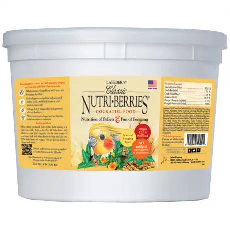 Lafeber Classic Nutri-Berries - Cockatiel, 4lb - Front
