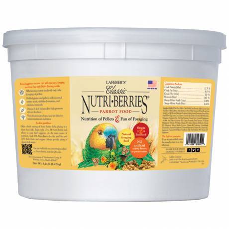 Lafeber Classic Nutri-Berries - Parrot, 3.25lb - Front