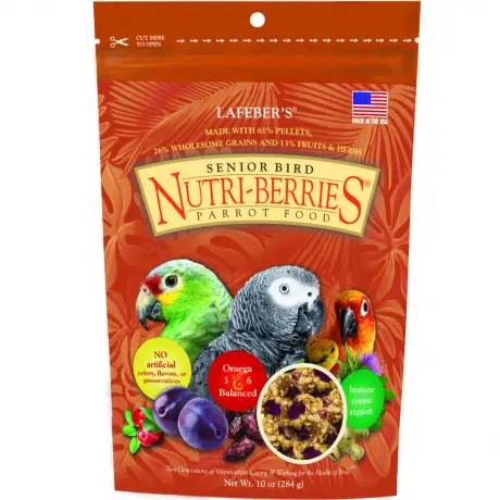 Lafeber Senior Bird Nutri-Berries - Parrot, 10oz - Front