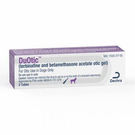 DuOtic (terbinafine and betamethasone acetate otic gel) for Dogs 2 pack