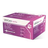 Ulticare VetRx U-100 Insulin Syringes 3/10cc, 29G, 1/2 Inch, 100ct; ?>