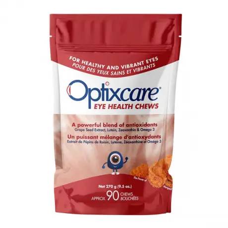 Optixcare Eye Health Chews, 90 Chews for Dogs and Cats