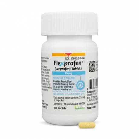 Flexprofen (carprofen) 25mg, 180 Caplets for Dogs