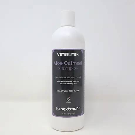 Vetbiotek Aloe and Oatmeal Shampoo 16oz for Dogs and Cats