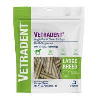 Vetradent Veggie Dental Chews 30 Chews for Large Breeds 40+ lbs; ?>