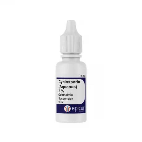 Cyclosporin Compounded Ophthalmic for Dogs and Cats - 2% Aqueous Suspension, 10mL Bottle