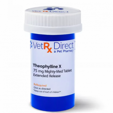 Theophylline X for Dogs Compounded - 75 mg Extended-Release Mighty-Med Tablet