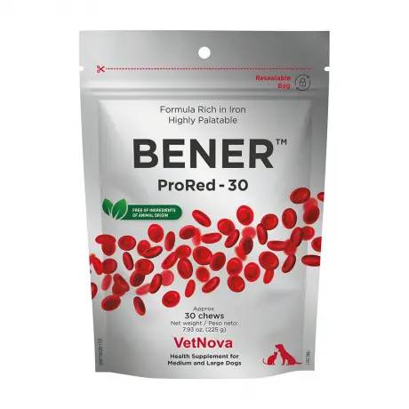 VetNova BENER ProRed - 30 Intensive Recovery Care for Medium and Large Dogs, 30 Chews