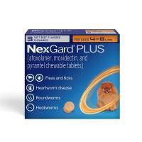 NexGard PLUS Chewables for Dogs 4-8 lbs, 3 Month Supply; ?>