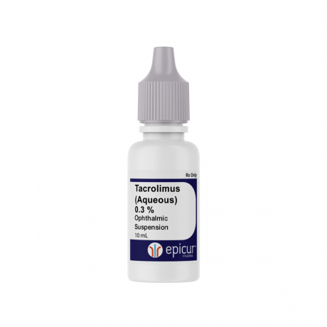 acrolimus Compounded Ophthalmic for Dogs - 0.3% Aqueous Suspension, 10mL Bottle