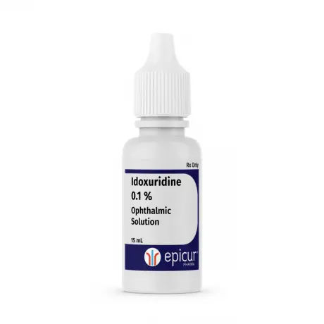Idoxuridine Compounded Ophthalmic for Dogs and Cats - 1% Aqueous Solution, 15mL Bottle