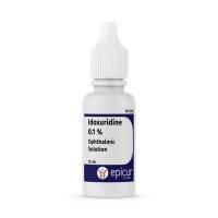 Idoxuridine Compounded Ophthalmic for Dogs and Cats 0.1% Aqueous Solution, 15mL Bottle; ?>