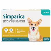 Simparica 22.1 - 44 lbs, 6 Month Supply