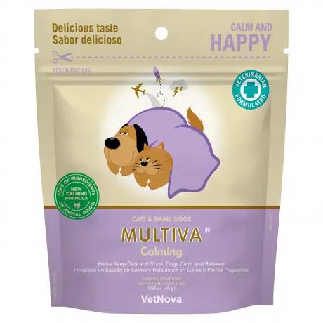 MULTIVA Calming - 25 Chews for Cats and Small Dogs