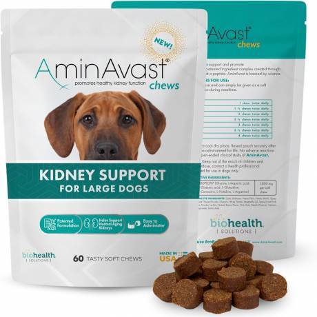 AminAvast for Dogs and Cats - Over 20lbs, 60 Soft Chews (1000mg each)