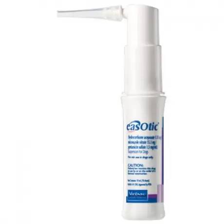 Easotic Ear Meds For Dogs In A Pump Canister Vetrxdirect Com