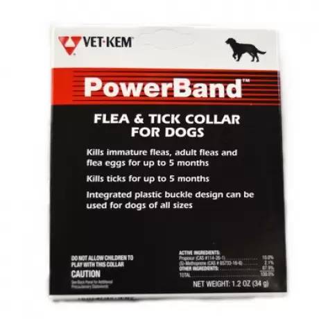 PowerBand Flea and Tick Collar for Dogs
