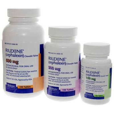 Rilexine Cephalexin Chewable Tablets For Dogs Vetrxdirect