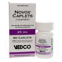 Novox (carprofen) Caplets 25mg, 60ct; ?>