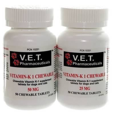 Vitamin K1 Chewable Tablets for Dogs 