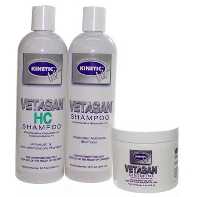 chlorhexidine dog wound