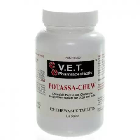 Potassa-Chew Chewable Potassium Gluconate for Dogs and Cats