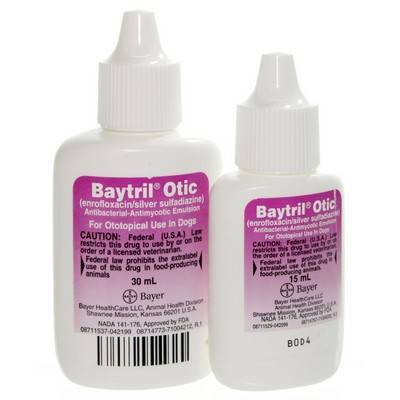 Baytril Otic for Dogs - Ear Infection 