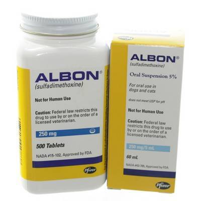 Albon Sulfadimethoxine Liquid And Tablets For Pets Vetrxdirect