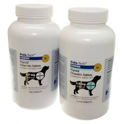 Pala Tech Thyroid Levothyroxine Chewable Canine Chewable Tabs