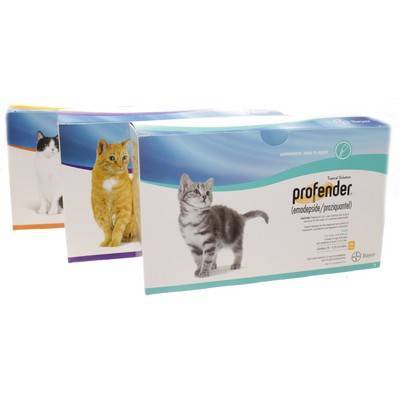 profender topical wormer for cats