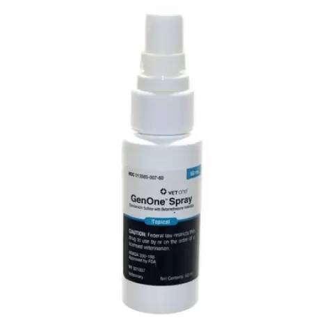 GenOne Spray: Gentamicin/Betamethasone for -