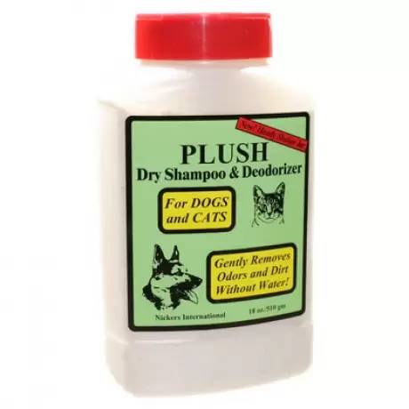 Plush Dry Shampoo and Deodorizer for Pets