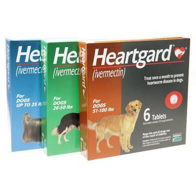 Unflavored Heartgard Tablets for Dogs 