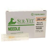 Terumo Needles 25 gauge, 5/8 inch, Thin Wall; ?>