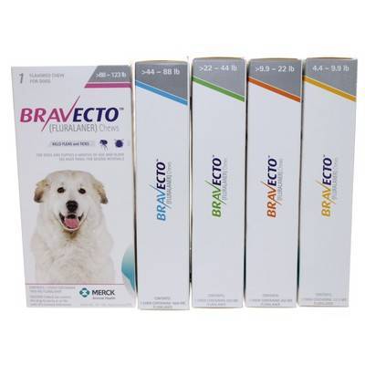 Bravecto Oral Flea And Tick Chew For Dogs Vetrxdirect