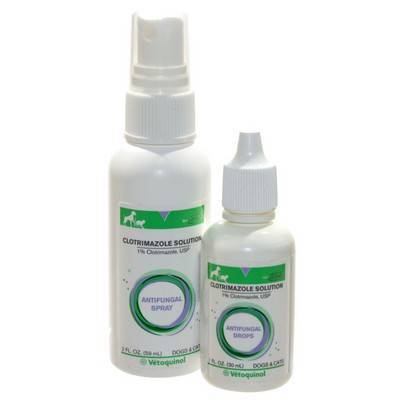 Clotrimazole Solution for Dogs and Cats - Topical Antifungal