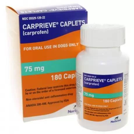 Norbrook Carprieve Caplets 75mg 180 Count Bottle