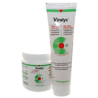 Viralys For Cats L Lysine Powder And Gel Vetrxdirect