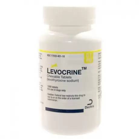 Levocrine 0.1mg levothyroxine Chewable Tablet