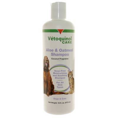 Vetoquinol Aloe and Oatmeal Shampoo, 16oz