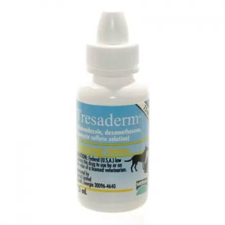 Tresaderm for Dogs and Cats Skin Solution Ear Infections