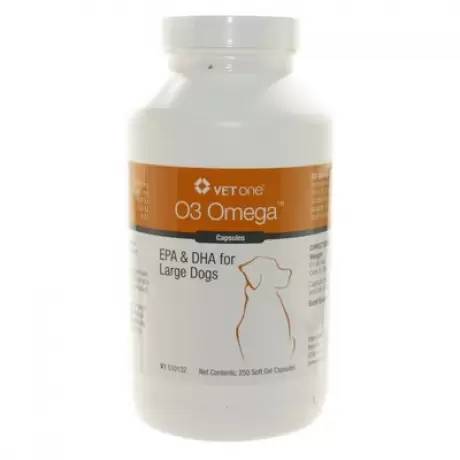 Vet One O3 Omega 250 Soft Gel Capsules for Large Dogs